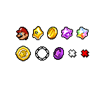 Super Mario Galaxy HUD Icons - Mario Customs