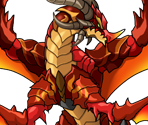 #056 (Flamestreak Dragon, Tempest) - Puzzle & Dragons Z
