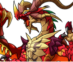 #061 (Hellfire Dragon, Inferno) - Puzzle & Dragons Z