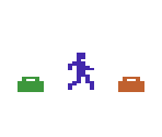 Player & Objects - Lost Luggage (Atari 2600)