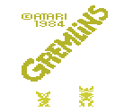 Title Screen - Gremlins (Atari 2600)
