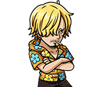#4156 - Sanji - Puzzled Aloha - One Piece: Treasure Cruise