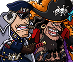 #4269 - Blackbeard & Shiryu - One Piece: Treasure Cruise