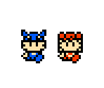 DeMille and Aretha (Earthbound Beginnings/MOTHER-Style) - Tomato Adventure Customs