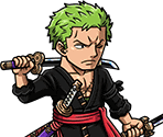 #3344 - Roronoa Zoro - Pirate Within the Storm - One Piece: Treasure Cruise