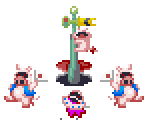 Stage 1 Objects & NPCs - Time Bokan Series: Bokan to Ippatsu! Doronbo (JPN)