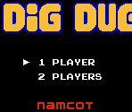 Title Screen - Dig Dug (JPN)