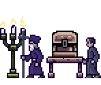 Father Henry and his Priests (Helltaker Colors) - Infernax Customs