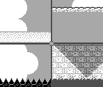 Water & Lava Tiles - Super Mario Land 2: 6 Golden Coins