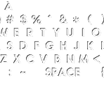 Fonts - Picross 3D