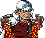 #3725 - Akainu - Three Admirals Defending Marineford - One Piece: Treasure Cruise