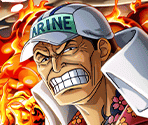 #3725 - Akainu - Three Admirals Defending Marineford - One Piece: Treasure Cruise