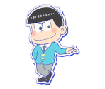 Karamatsu (Suits) - Motto! New Puzz Osomatsu-san: Shinpin Sotsugyou Keikaku
