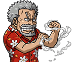 #3847 - Monkey D. Garp - Scolding His Grandson - One Piece: Treasure Cruise
