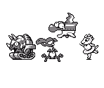 Bosses - Bonk's Adventure / B.C. Kid / GB Genjin