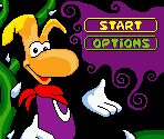 Main Menu & Options Menus - Rayman 2: The Great Escape