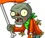 Halloween Flag Zombie - Plants vs. Zombies 2
