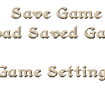 Pause Menu Buttons - Avadon: The Black Fortress