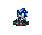 Sonic (Super Mario Kart-Style) - Sonic the Hedgehog Customs