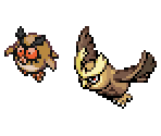 Hoothoot & Noctowl - Pokémon Ranger 3: Guardian Signs