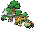 Turtwig, Grotle & Torterra - Pokémon Ranger 3: Guardian Signs