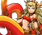#183 (Empress of Serpents, Echidna) - Puzzle & Dragons Z