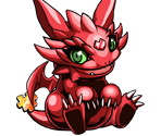 #188 (Ruby Dragon) - Puzzle & Dragons Z
