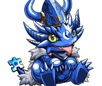 #194 (Sapphire Dragon) - Puzzle & Dragons Z