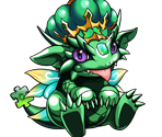 #195 (King Emerald Dragon) - Puzzle & Dragons Z