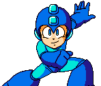 Mega Man (MM Legacy Collection 1 Cover Art Pose, NES-Style) - Mega Man Customs