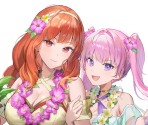 Celica & Serra (Pious Summer) - Fire Emblem: Heroes