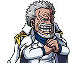 #1318 - Garp the Fist Navy HQ Vice Admiral - One Piece: Treasure Cruise