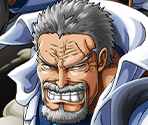 #1318 - Garp the Fist Navy HQ Vice Admiral - One Piece: Treasure Cruise