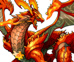 #205 (Red Skydragon, El Dorado) - Puzzle & Dragons Z