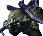 Blaze Zaku Warrior - SD Gundam G Generation World