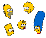 Character Heads - The Simpsons Cartoon Studio