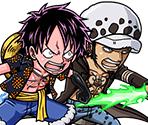 #2534 - Luffy & Law - Miracle-Making Generation - One Piece: Treasure Cruise