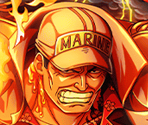 #3157 - Sakazuki - Uncompromised Determination and Justice - One Piece: Treasure Cruise