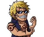 #1870 - Bellamy the Hyena - Corrida Coliseum B-Block The Bullet - One Piece: Treasure Cruise