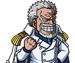 #1990 - Monkey D. Garp - Steadfast Vice Admiral - One Piece: Treasure Cruise