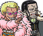 #3916 - Doflamingo & Crocodile - Recruiting on the Battlefield - One Piece: Treasure Cruise