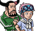 #3699 - Blueno & Coby - Appearing From Mid-Air - One Piece: Treasure Cruise
