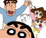 Wii Menu Icon & Banner - Crayon Shin-chan: Saikyou Kazoku Kasukabe King Wii / Shin Chan: Las Nuevas Aventuras para Wii