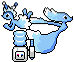 Mizzle, Miss Mizzle, & Watercooler (Super Mario World-Style) - Deltarune Customs