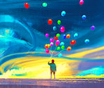 Mix 3 - Balloons - Pixel Puzzles
