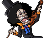 #1205 - Musical Swordsman Brook Rumbar Pirates - One Piece: Treasure Cruise