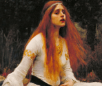 Paintings - Lady Of Shalott - Pixel Puzzles