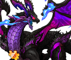 #210 (Dark Red Skydragon, El Dorado) - Puzzle & Dragons Z