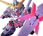 Unicorn Gundam (Destroy Mode) - SD Gundam G Generation World