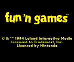 Startup Screen - Fun 'n' Games